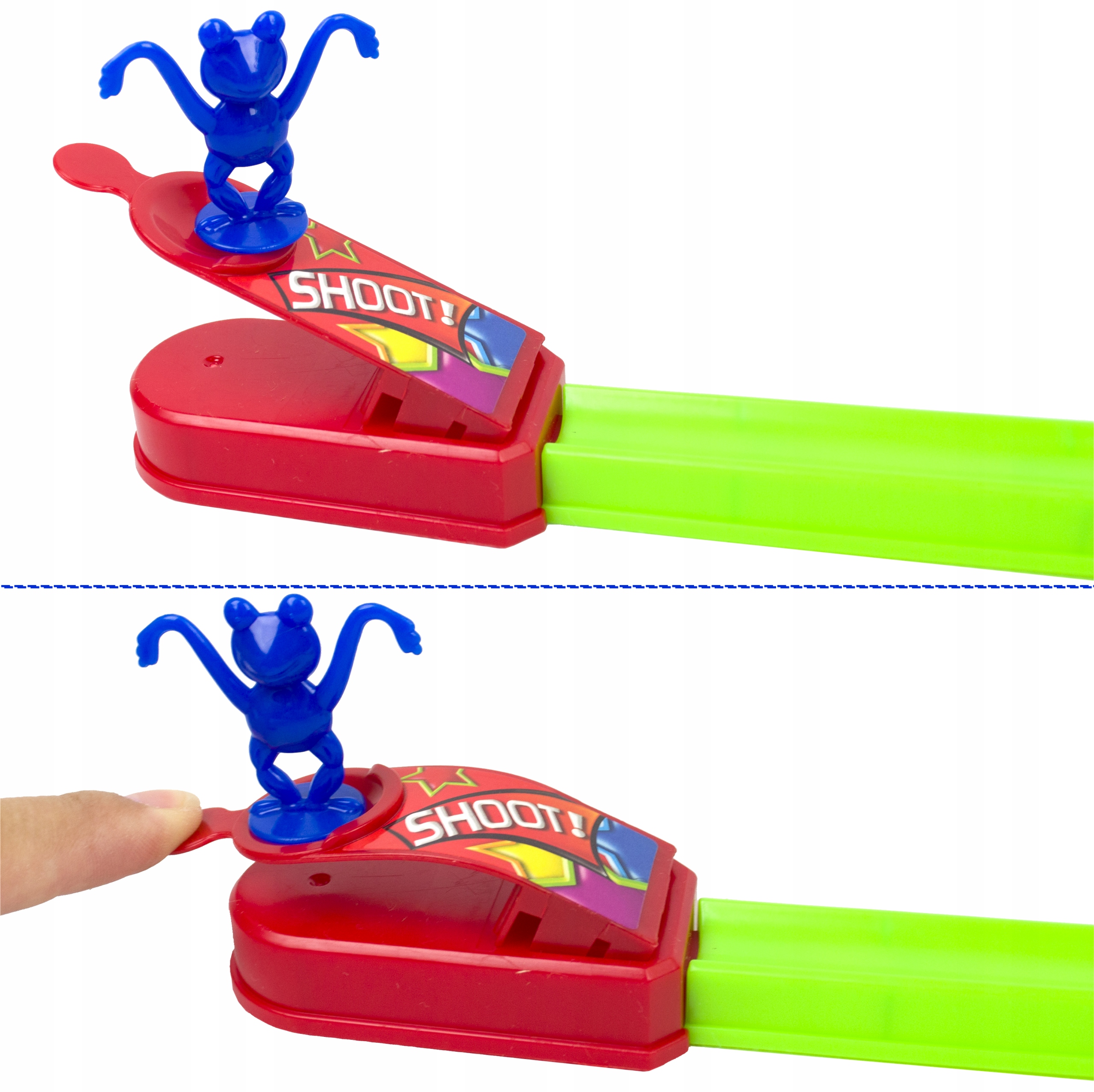 GRA SKACZĄCE ŻABKI GRA ZRĘCZNOŚCIOWA RODZINNA Wysokość produktu 40 cm