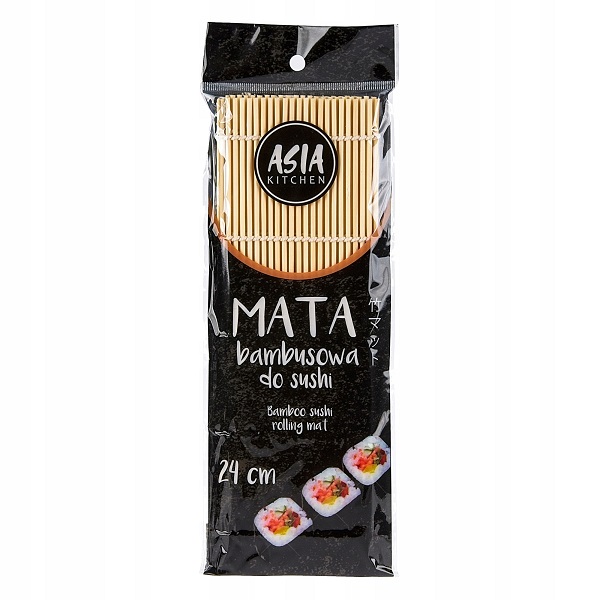 

Mata bambusowa do sushi biała 24x24cm Asia Kitchen