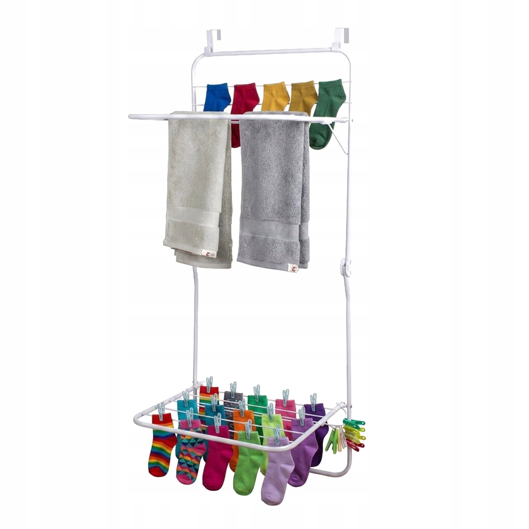 Nástěnný sušák Relaxdays 95-95 cm x 58-58 cm