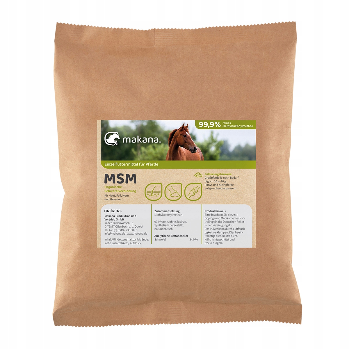 

Msm siarka organiczna 1 kg Makana