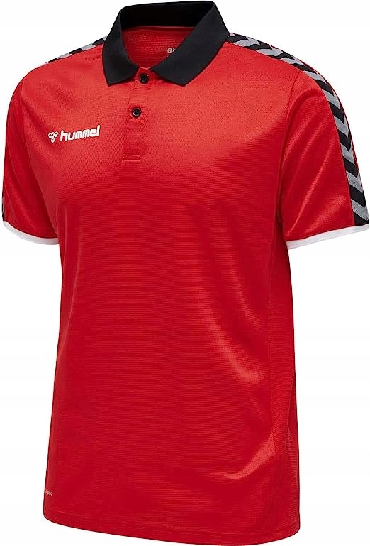 Hummel koszulka l Authentic Functional Polo czerwona roz S