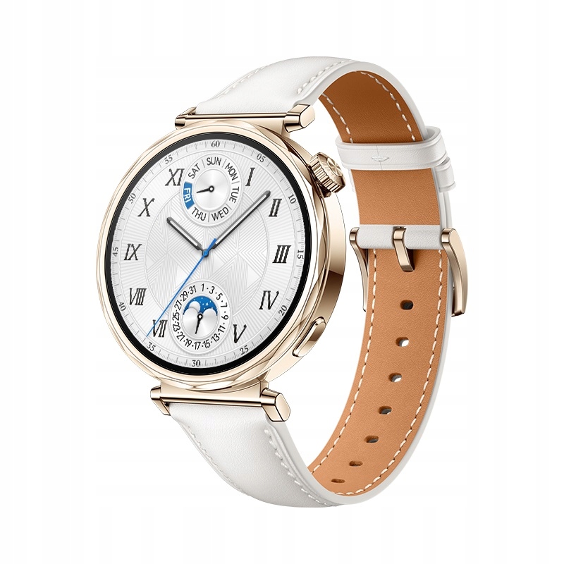 Huawei Watch Gt 5/41mm/Gold/Elegant Band/White