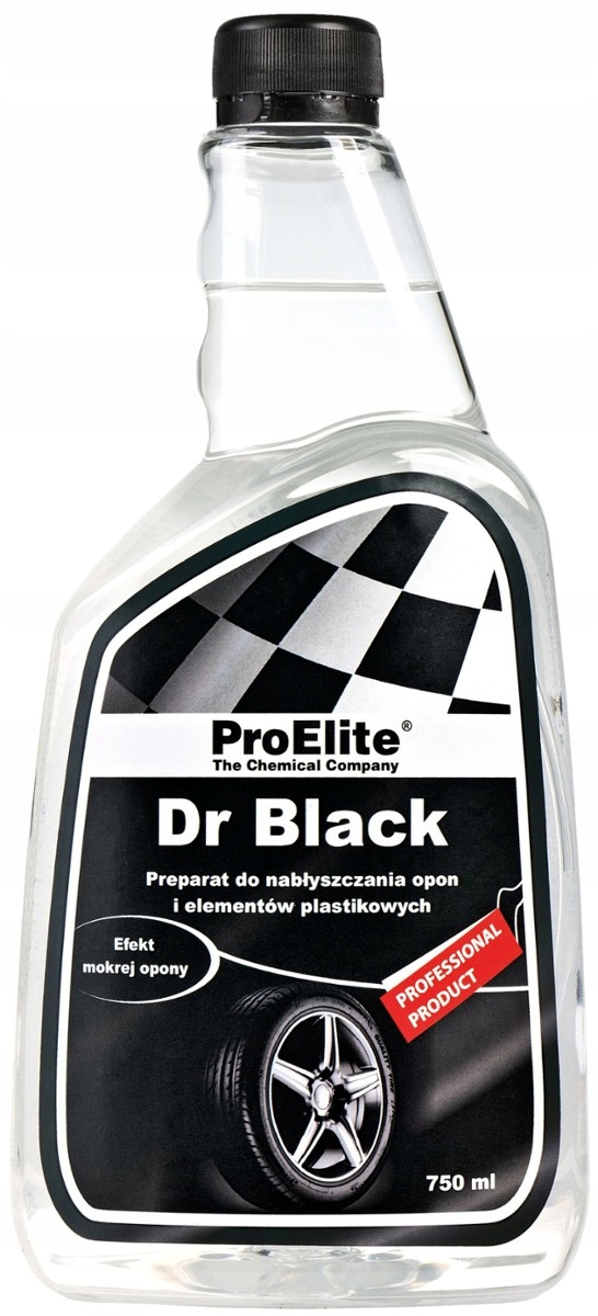 

ProELITE Dr Black do opon i plastików zewnętrznych