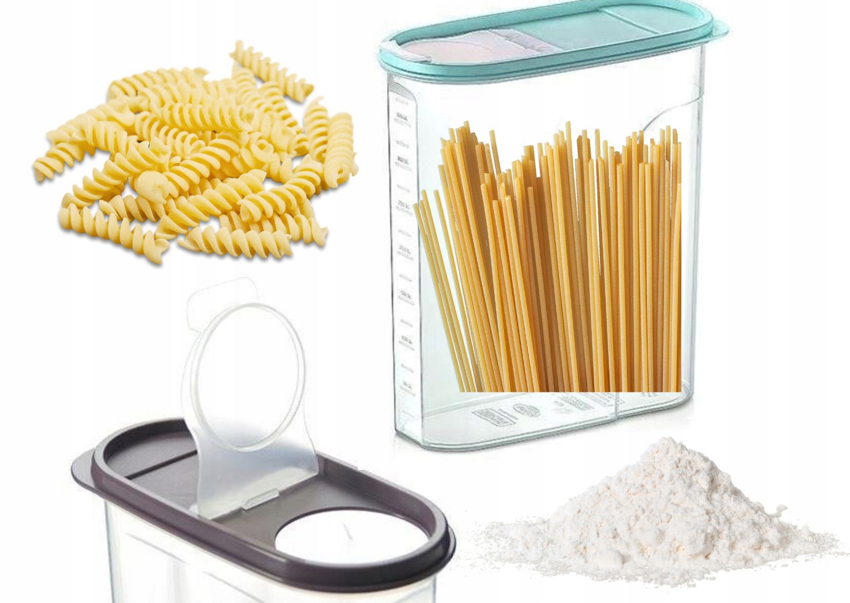 

Pojemnik Na Płątki Kaszę Makaron Mąkę Cukier 4L