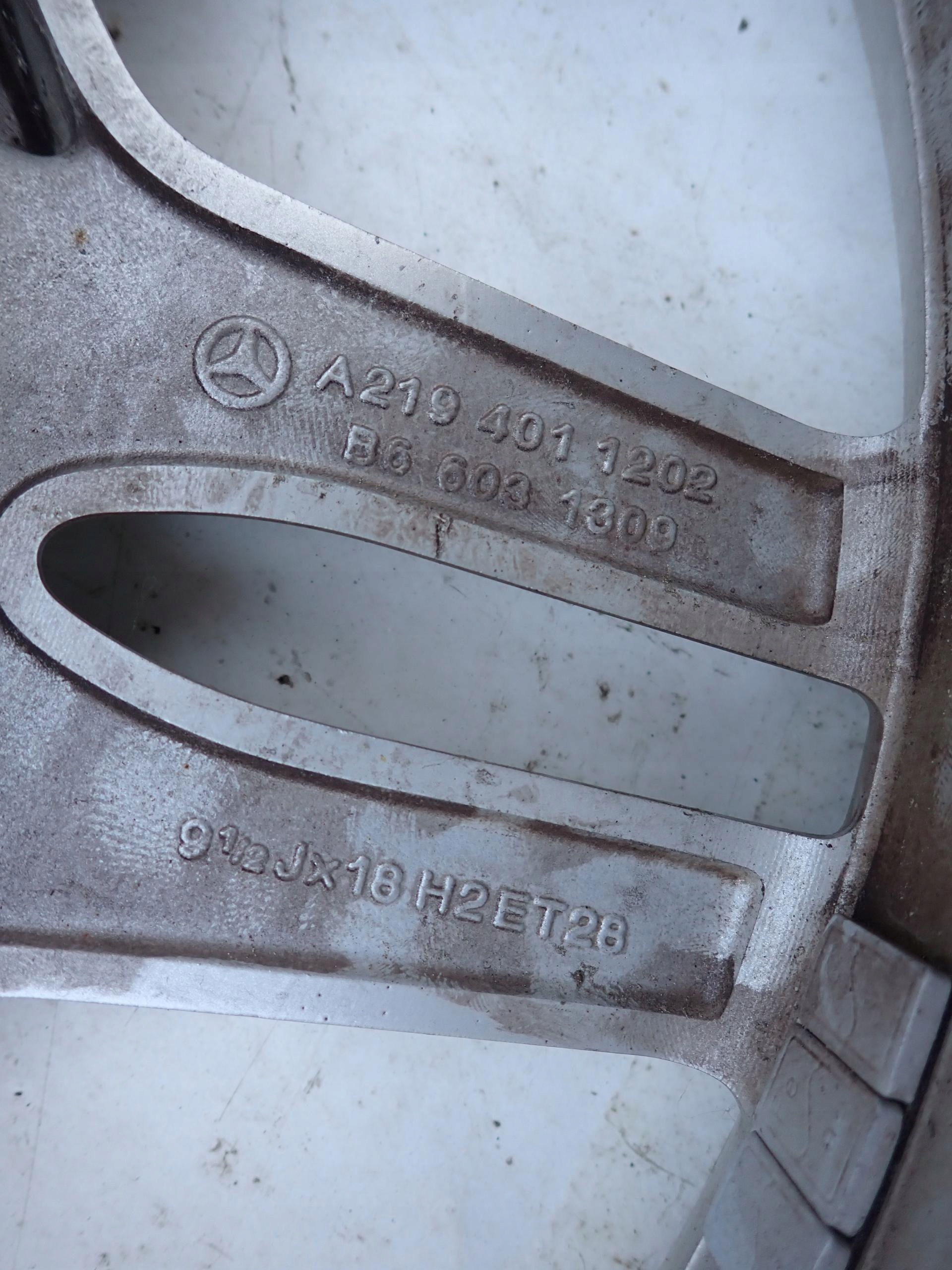 MERCEDES CLS W219 AMG disk 9.5Jx18 18" ET28