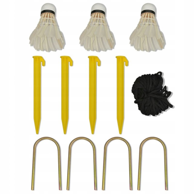 SIATKA DO BADMINTONA ZESTAW BADMINTON 600x155 cm Marka VidaXL