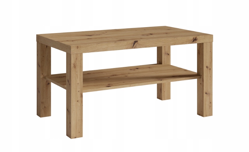

Ława z półką stolik kawowy 100 x 55 dąb artisan