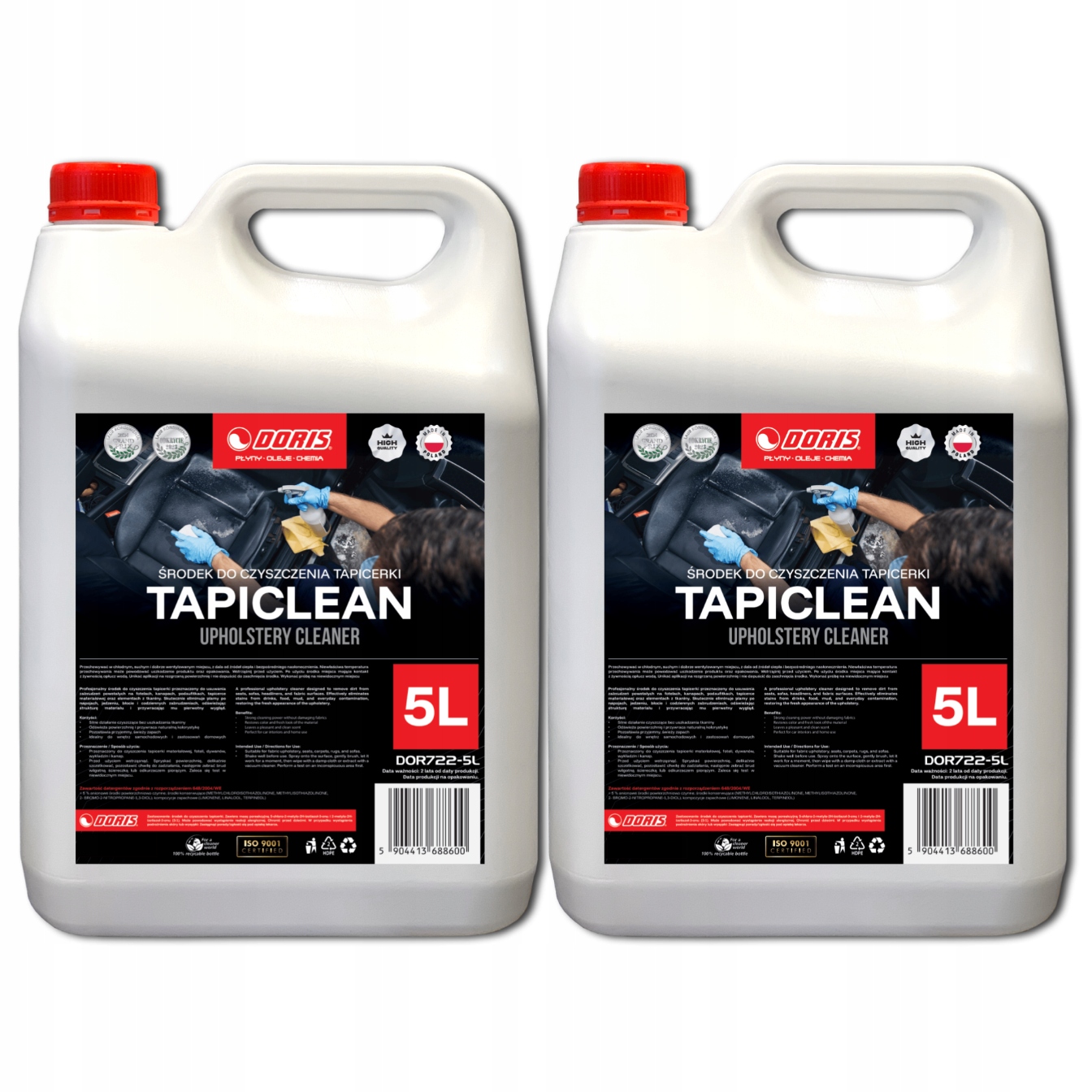 Tapiclean Čistič čalounění Doris 10L Sada 2ks x 5L