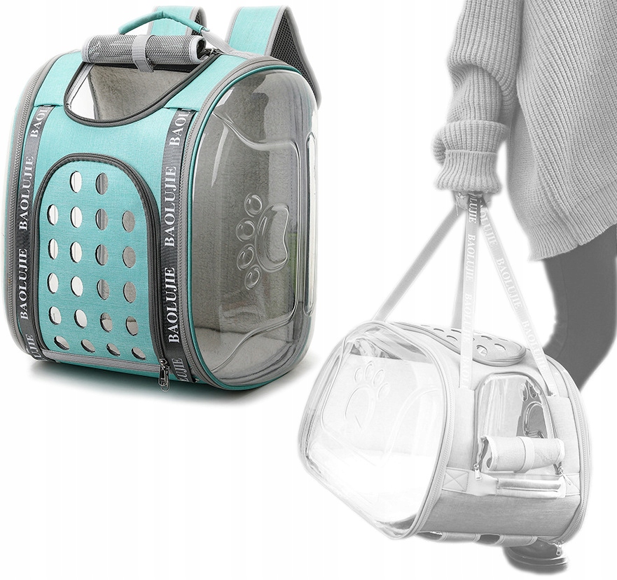 

Transporter Plecak Torba Kota Psa Przezroczysty Ni