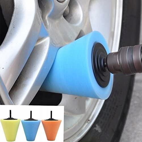 ZESTAW GĄBKA POLERSKA STOŻEK DO POLEROWANIA FELG 3 Kod producenta 5908291600112