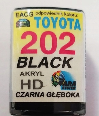

Zaprawka Lakiernicza Toyota 202 Black
