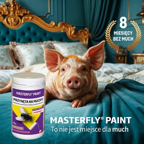 Mocny Preparat Środek Na Muchy Do Malowania Masterfly Paint 125 G 125m2