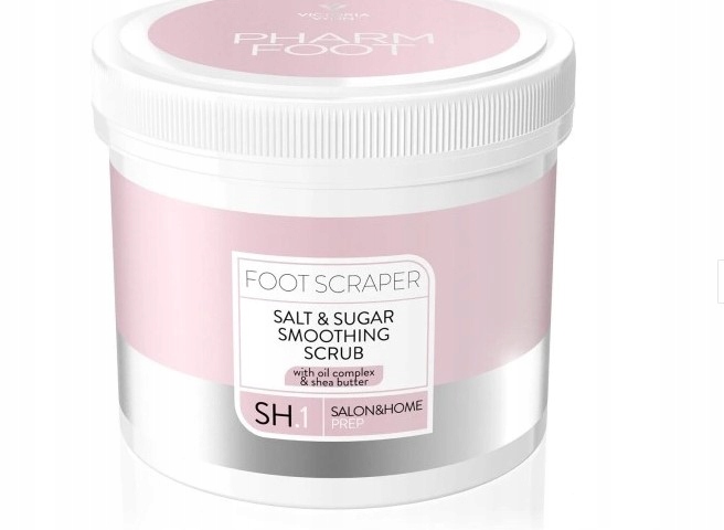Pharm Foot Vyhlazující solno cukrový peeling Na Nohy Scraper 800 g