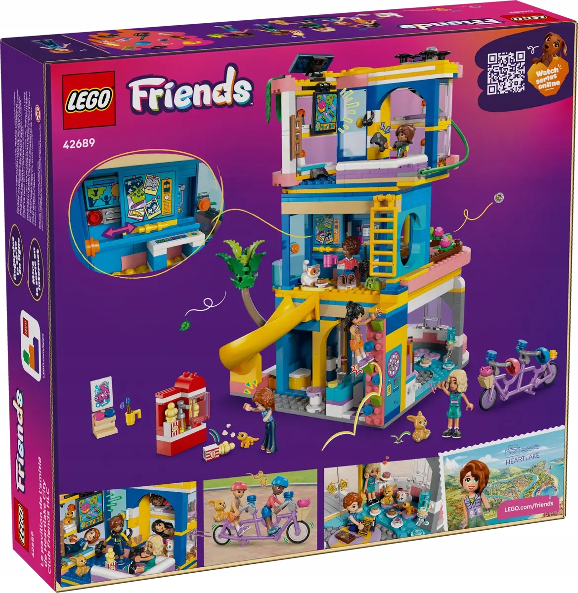 42689 Lego Friends Domeček klubu přátel z městečka Heartlake
