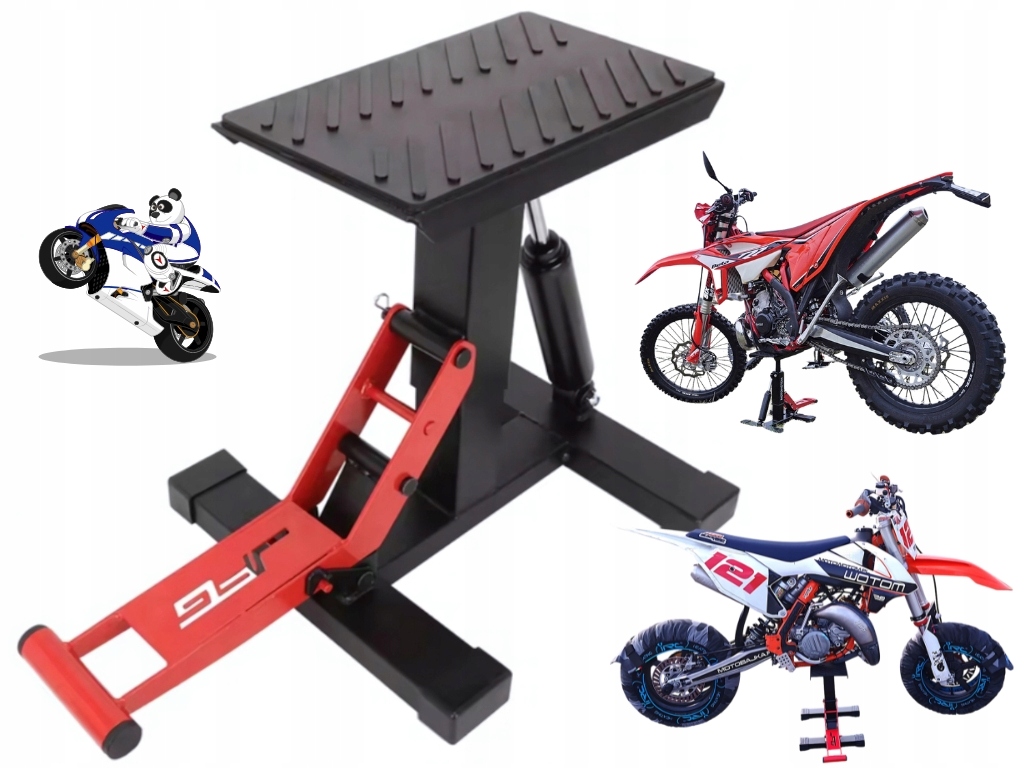 Stojan Motocyklový zdvihák Cross Enduro Supermoto Pitbike pod motocykel