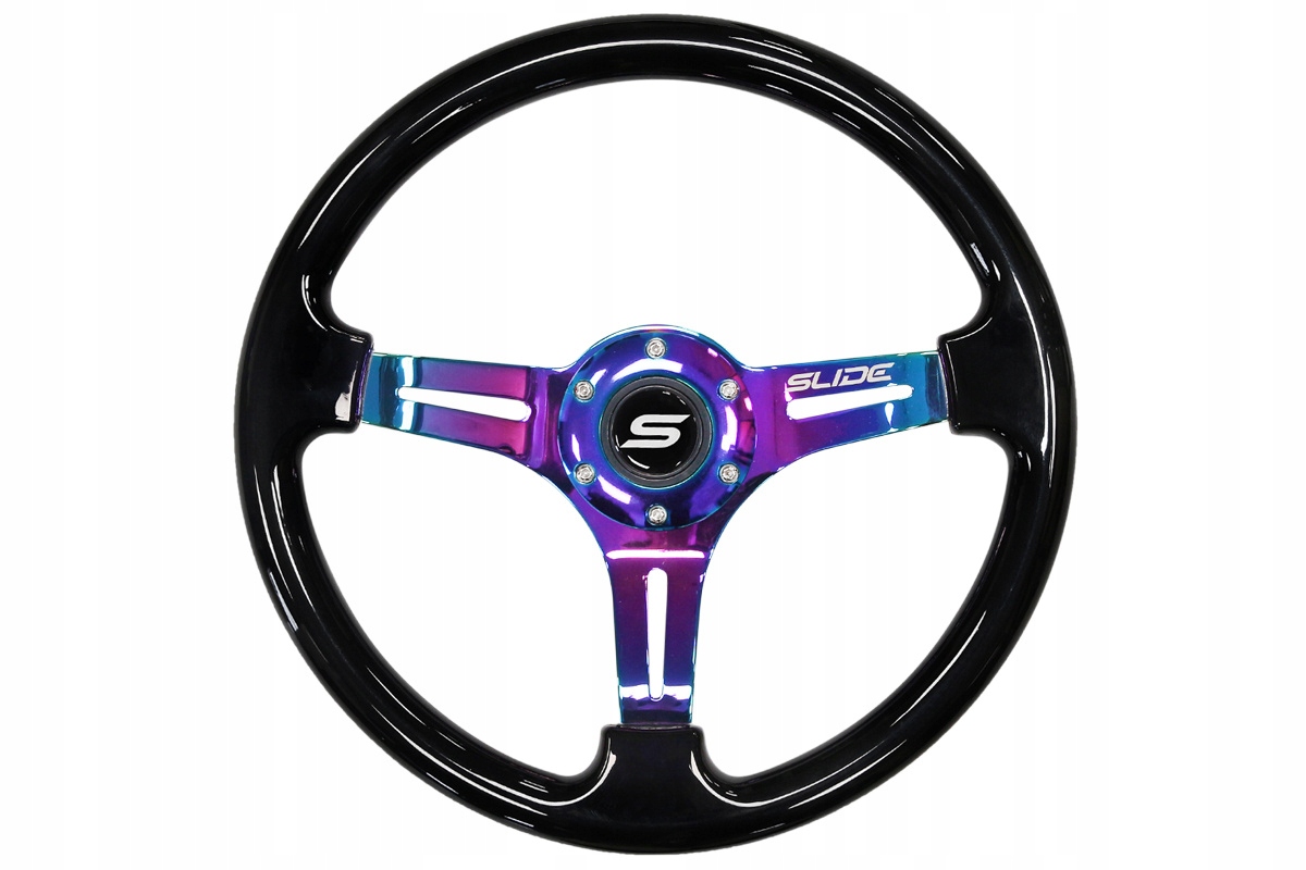 Volant Slide 350 mm offset:30 mm NeoChrome Drevo Black