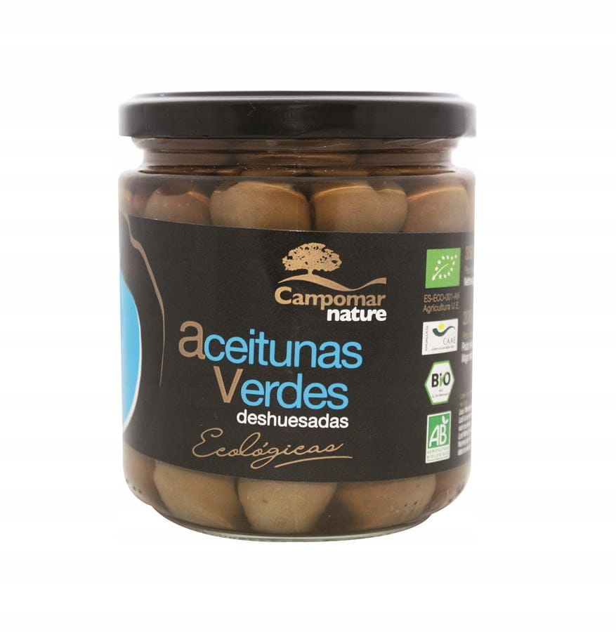 Levně Zelené olivy bez pecky Bio 350 g