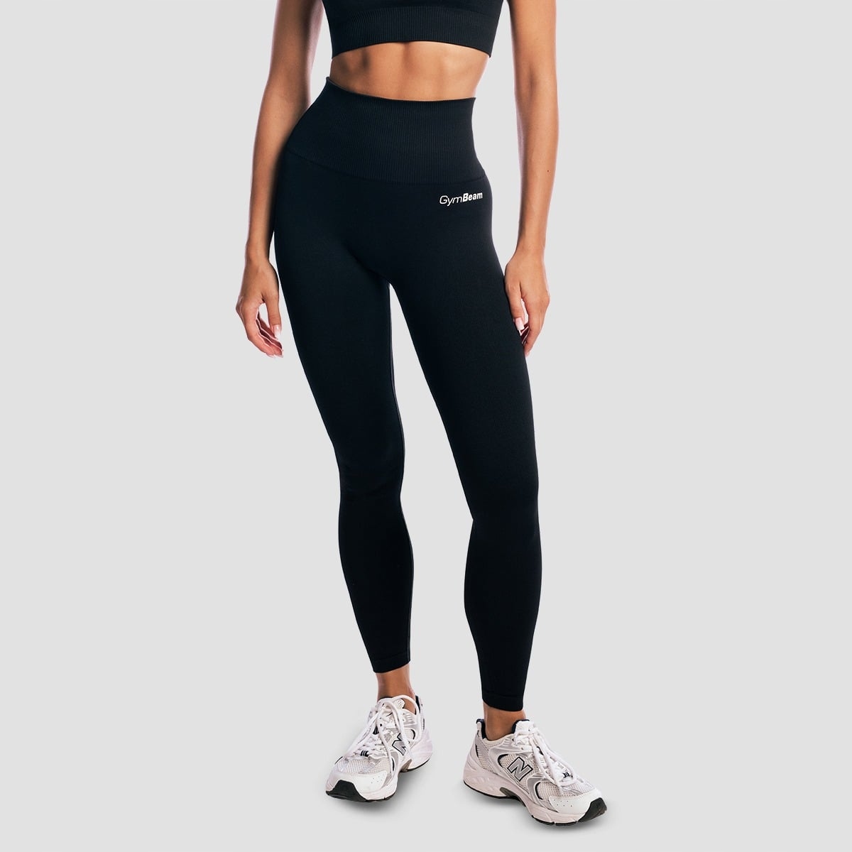 GymBeam Damskie legginsy GymBabe Black Xs