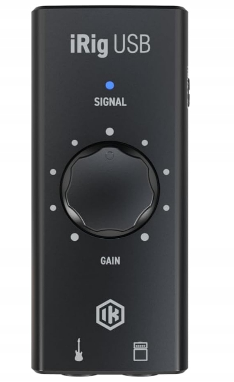 iRig USB, interfejs gitarowy i basowy USB-C dla komputerów Mac, PC
