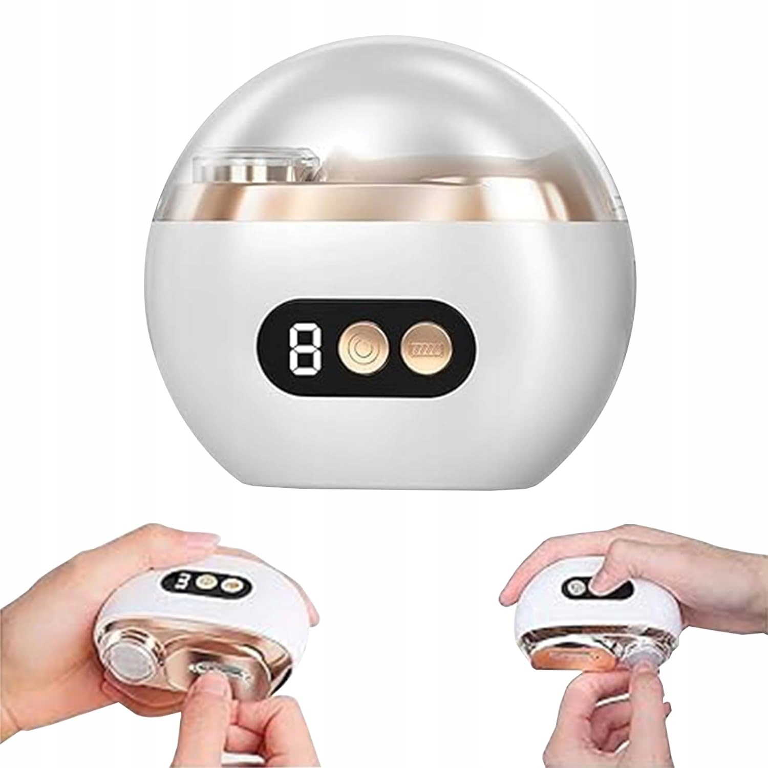 Zastřihovač Na Nehty Mini Elektrický Manikúra S Led Osvětlením