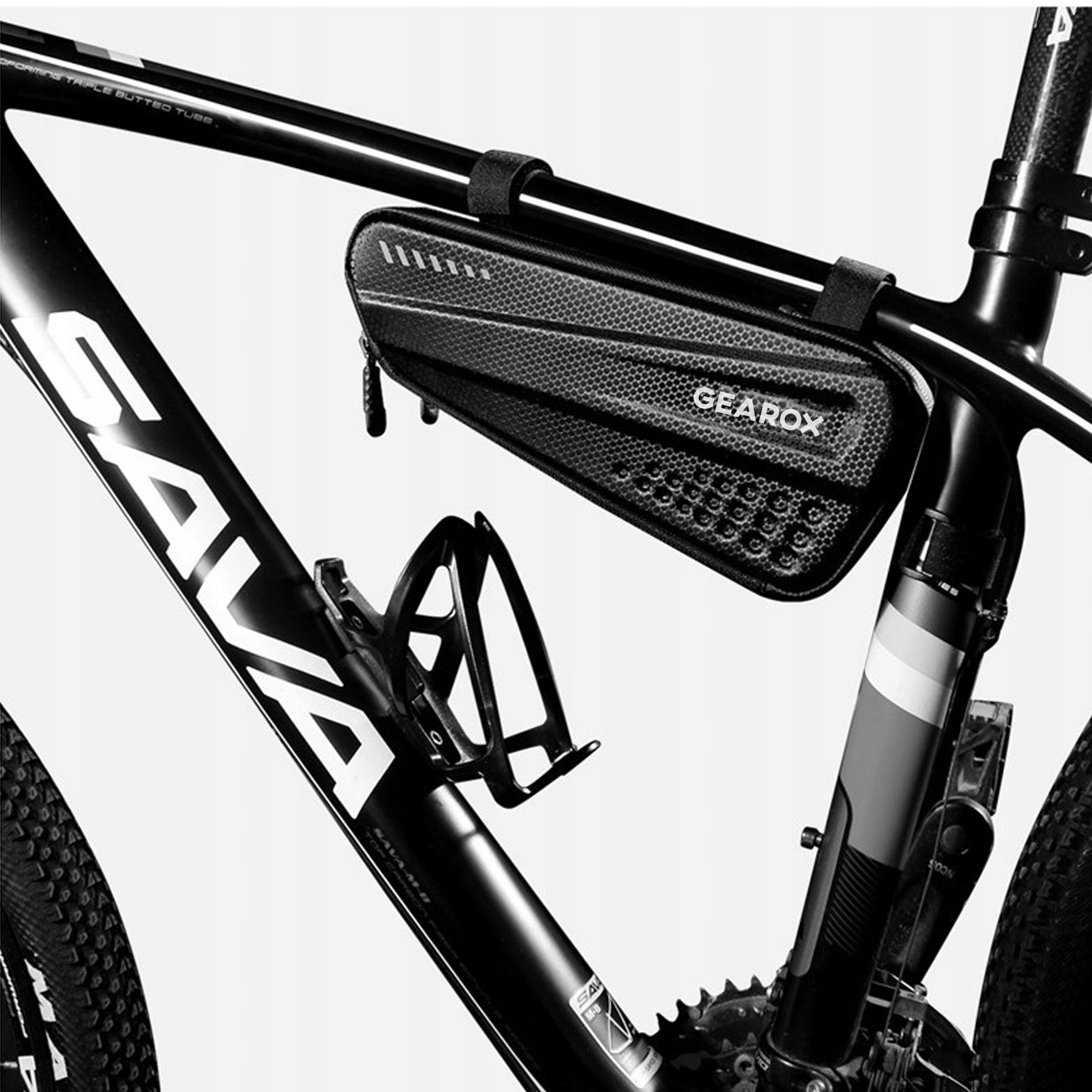 WODOODPORNA SAKWA ROWEROWA TORBA SZASZETKA NA ROWER POD RAMĘ GEAROX SZTYWNA Marka Gearox