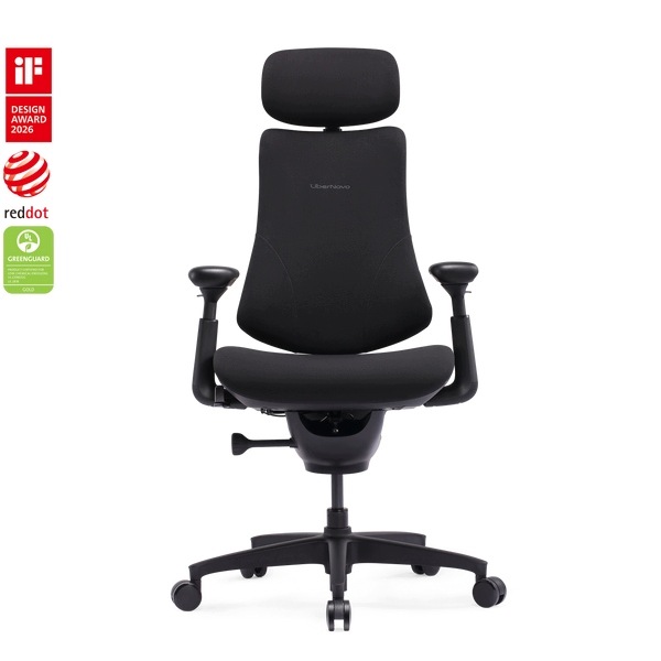 LiberNovo Omni Se Dynamic Krzesło Ergonomiczne Siedzisko 48cm Obisdian