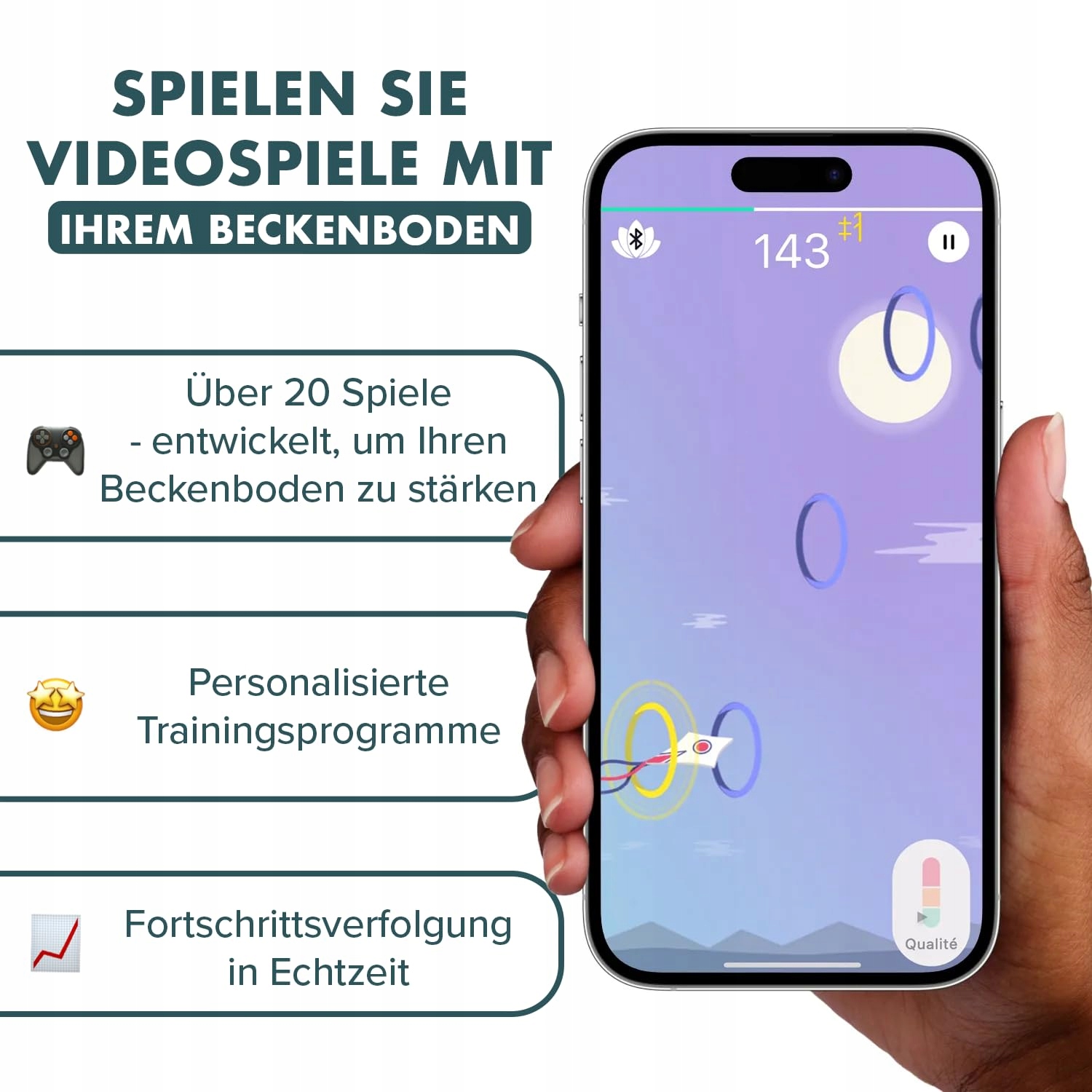PERIFIT Care Trener Mięśni Kegla Dla Kobiet Z Aplikacją Biofeedback — miniatura 4
