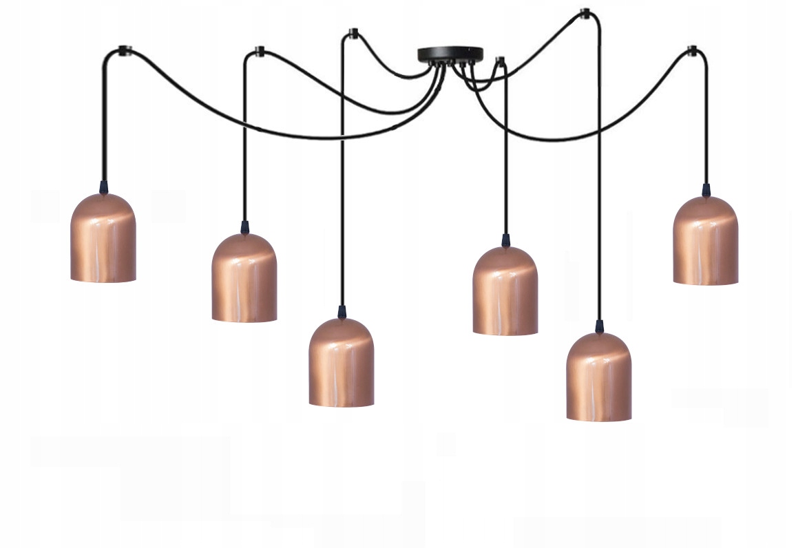 Lampa Wisząca ,żyrandol Kula Miedź Tim 1-200.6