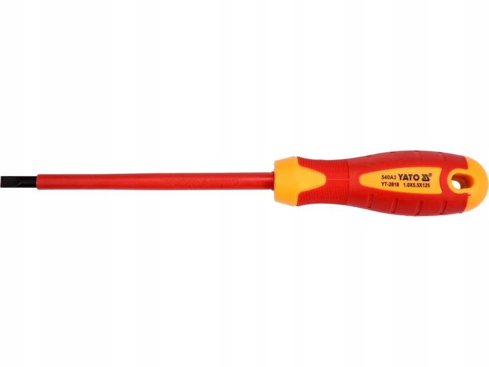 

Wkrętak Śrubokręt Płaski 5,5x125 mm Izolowany Vde