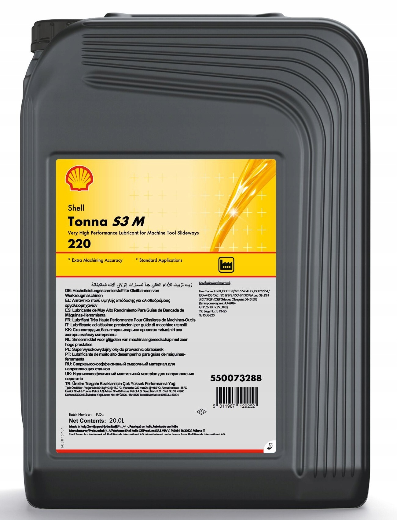 Olej Shell Tonna S3 M 220 20L