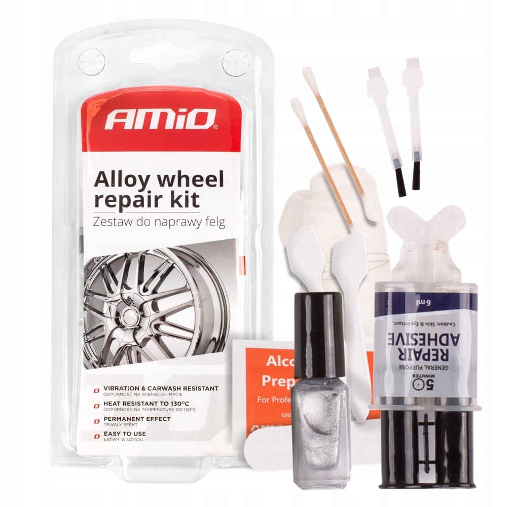 

Amio Zestaw do naprawy felg aluminiowych