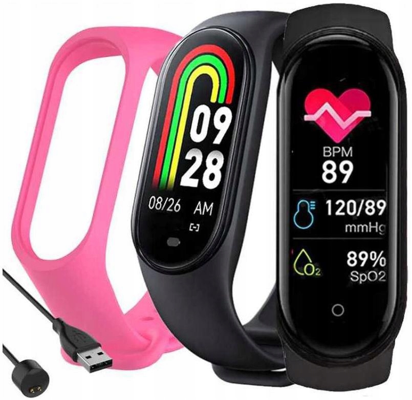 KROKOMIERZ SMARTWATCH SMARTBAND M8 OPASKA
