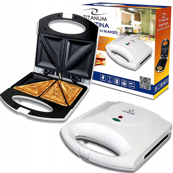 

Opiekacz Domowy Do Kanapek Tostów Mocny 1000W