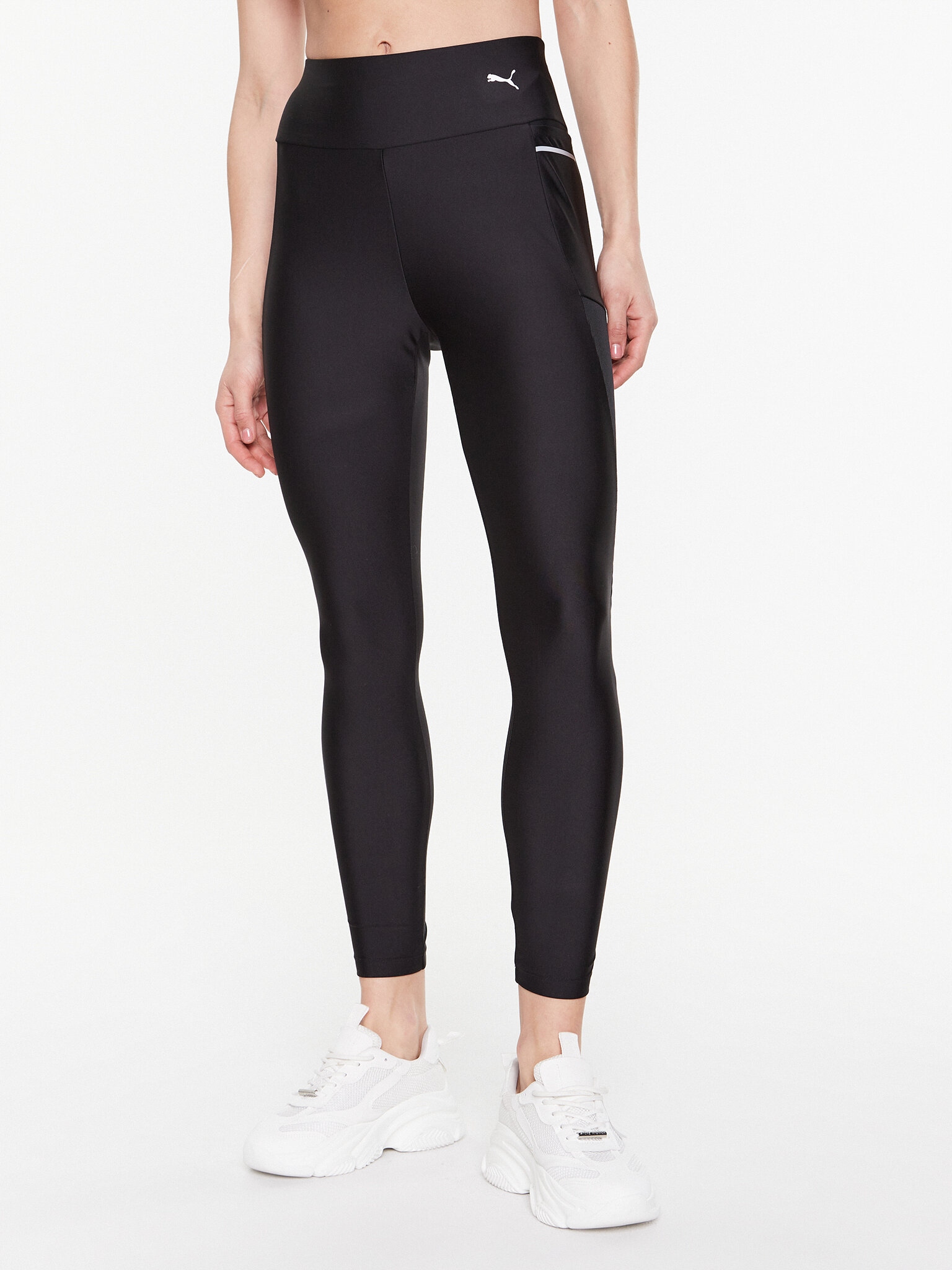 Puma Legginsy Mapf1 538487 Czarny Slim Fit
