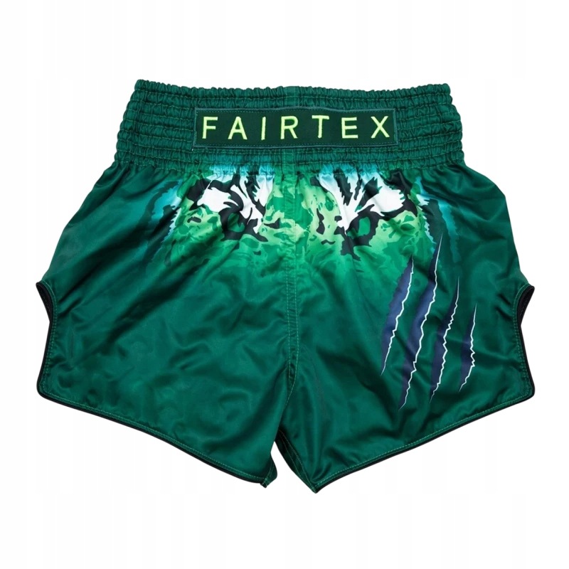 Fairtex Kraťasy kraťasy Muay Thai BS1913 Tonna Green XL