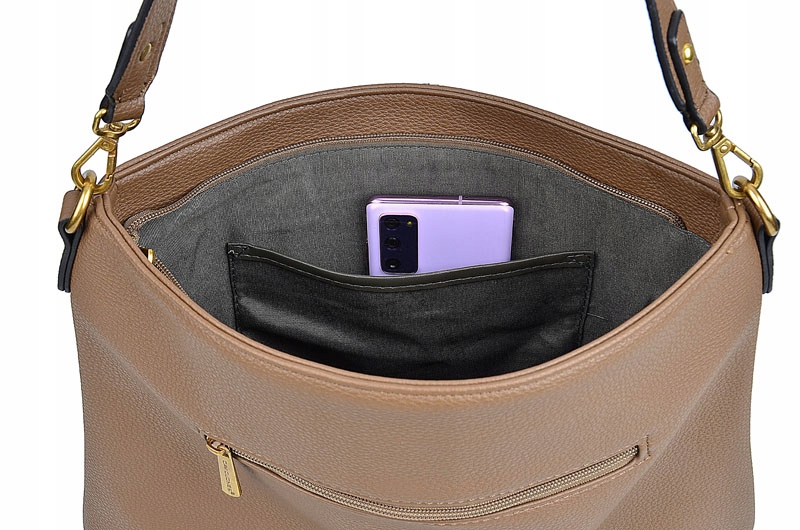 DAVID JONES TOREBKA damska worek wygodna NA RAMIĘ A4 z paskiem zamsz kroko Płeć kobieta