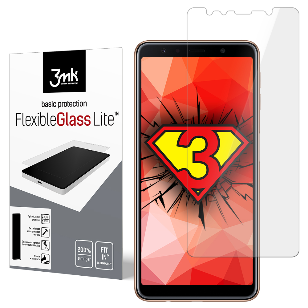 

Do Samsung Galaxy A7 2018 - 3mk FlexibleGlass Lite