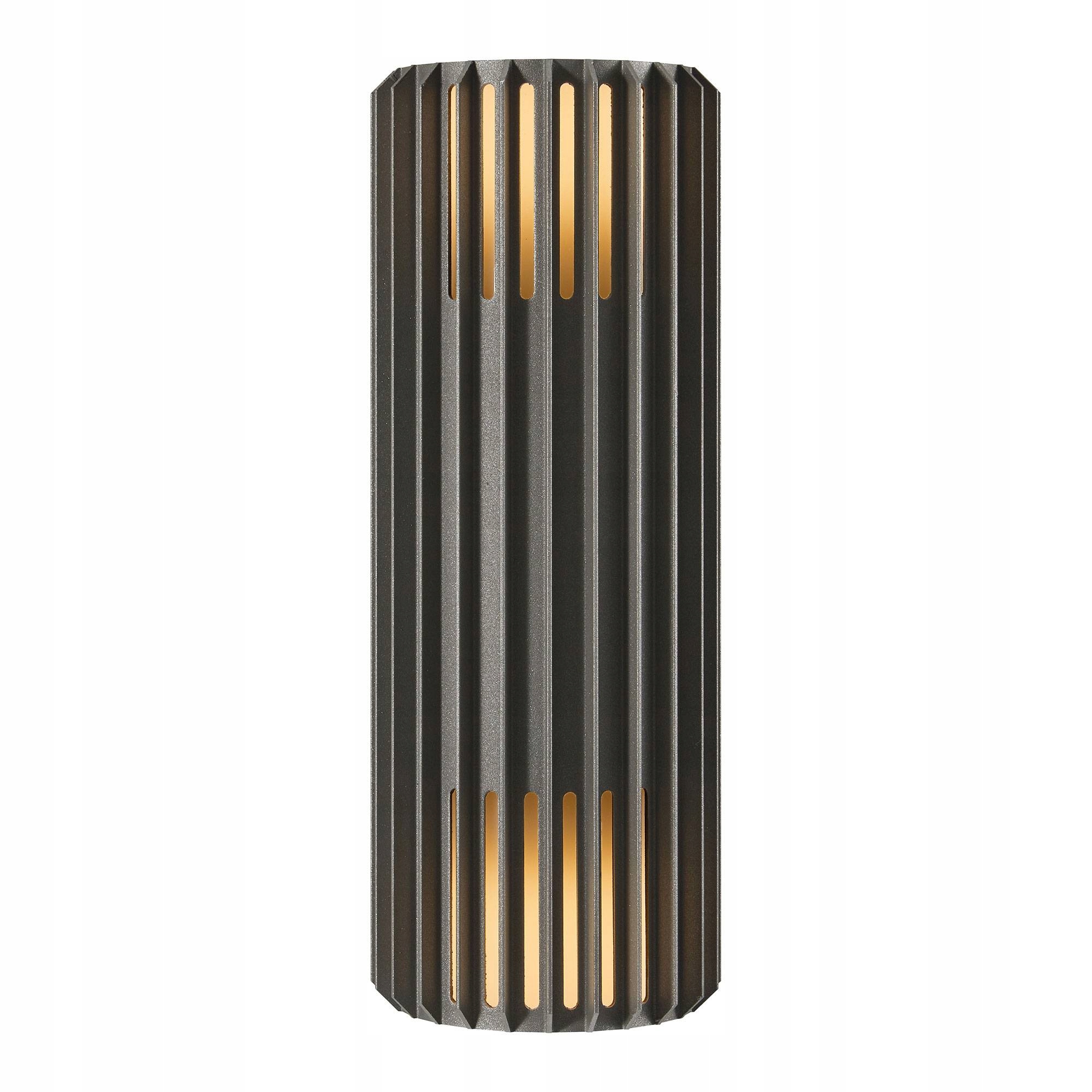 Dvojité nástenné svietidlo Aludra hliník strieborné IP54 2x15W Nordlux