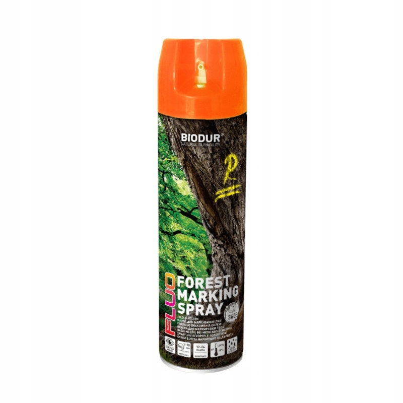 

Farba Spray Do Znakowania Drzew Biodur Pomarańcz