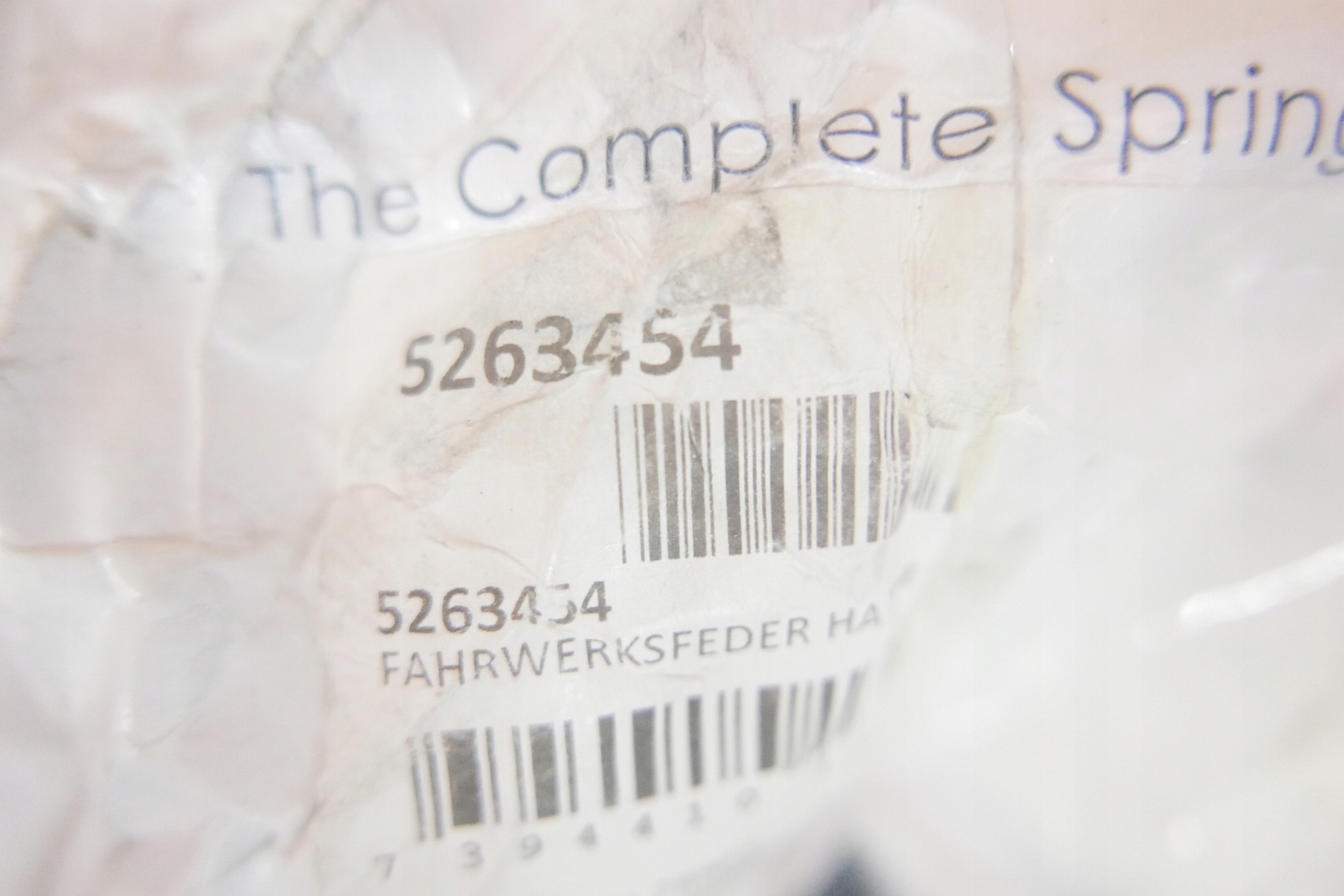 LESJOFORS SPREZYNY ZAWIESZENIA TYL OPEL ASTRA G Installation side rear