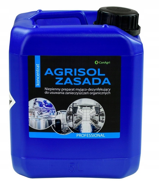 AGRISOL ZASADA ŚRODEK DO MYCIA DOJAREK 5KG