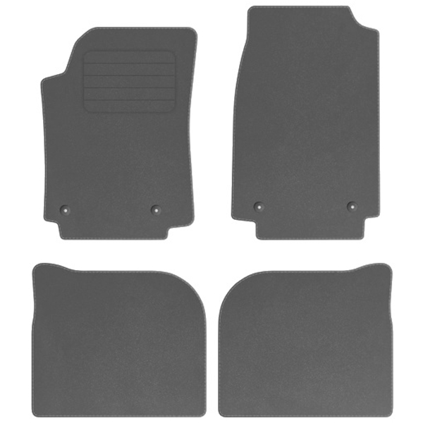 Audi A6 C4 1994-1997 velurové koberce Comfort Šedé