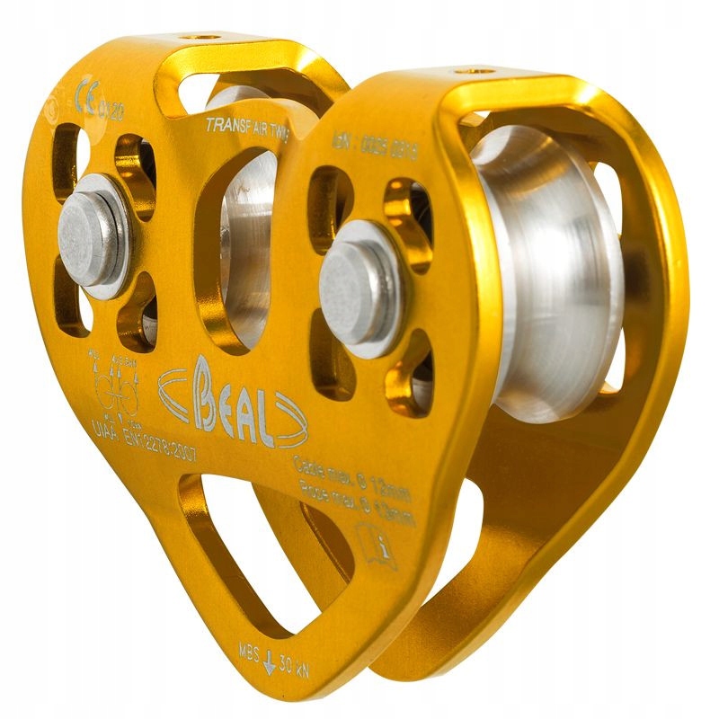 Bloczek Beal Transf'Air Twin B żółty