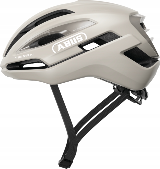 Cyklistická přilba silniční gravel Abus Taipan, velikost S, 51-55 cm, béžová s přezkou