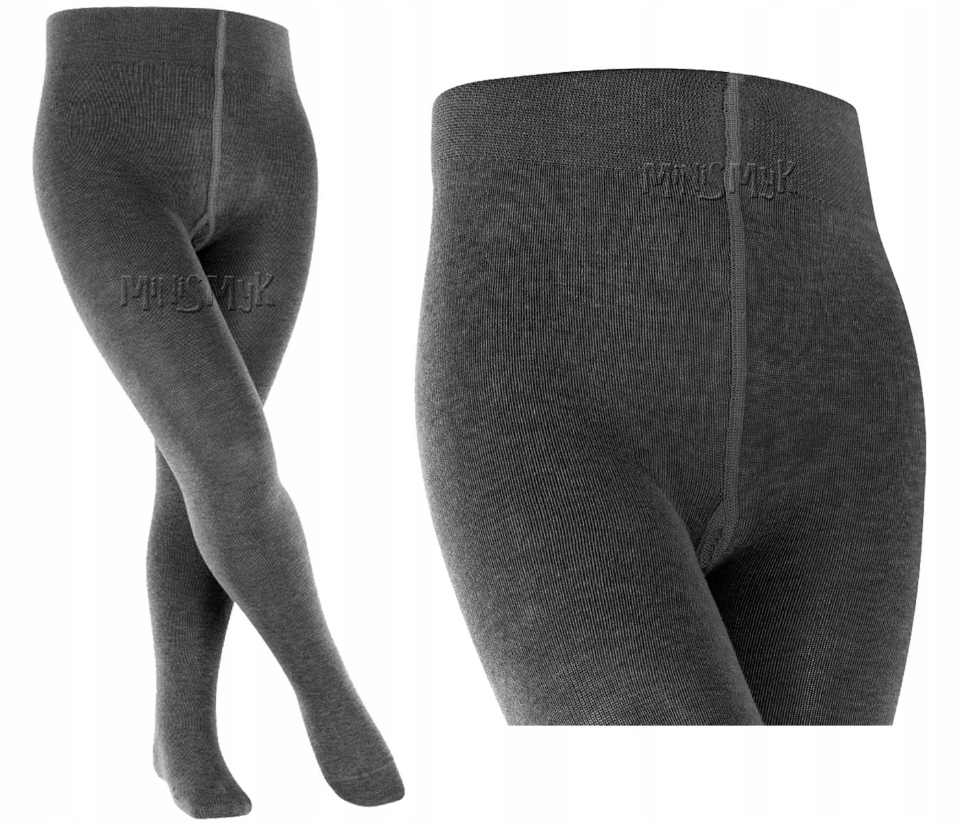 Grafitowe RAJSTOPY Bawełniane Rajstopki 92-98 YO! Marka YOCLUB