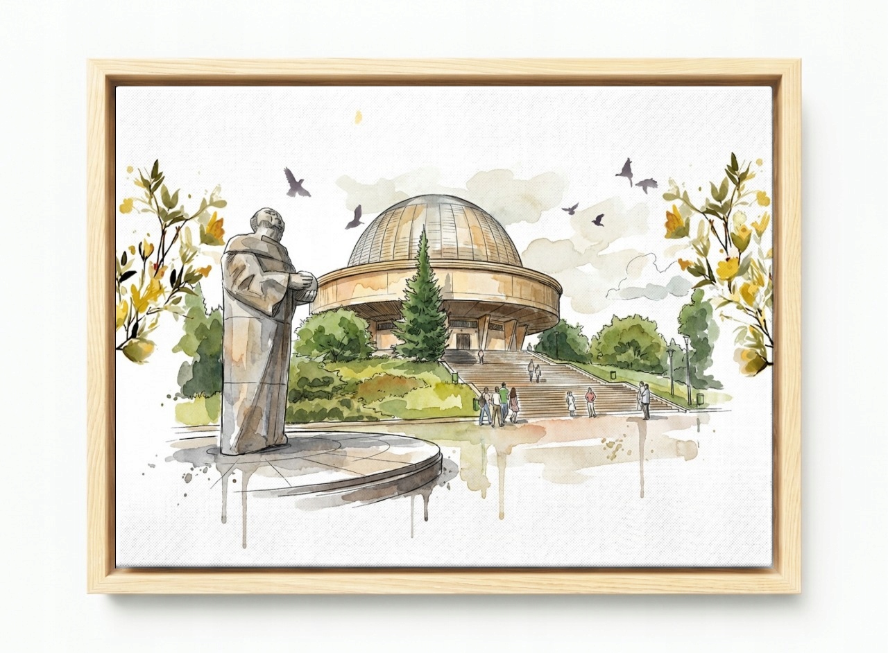 Obraz Rama American Box Katowice Chorzów Park Planetarium Koperník 60x40