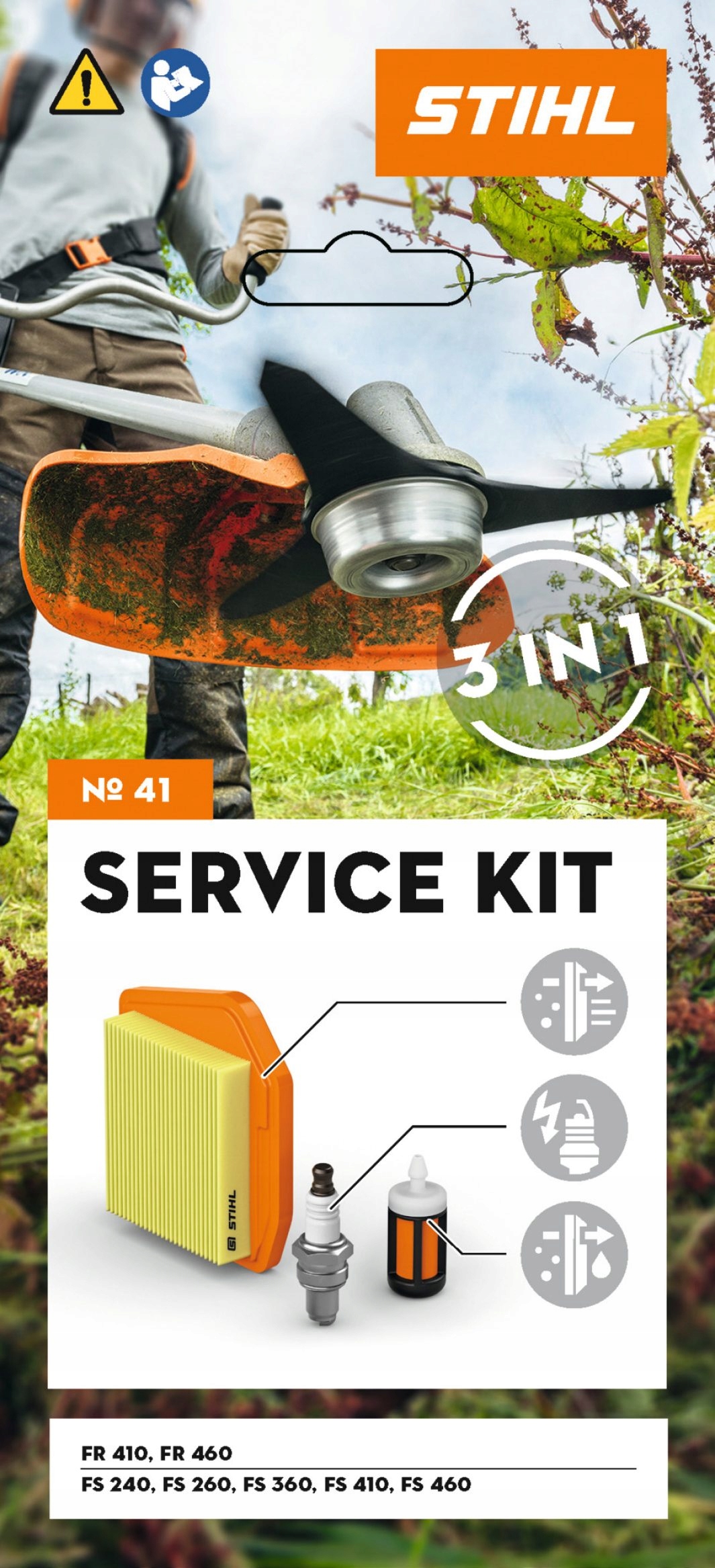 ZESTAW SERWISOWY NR 41 | FS 240 260 261 360 361 410 411 460 461 | STIHL