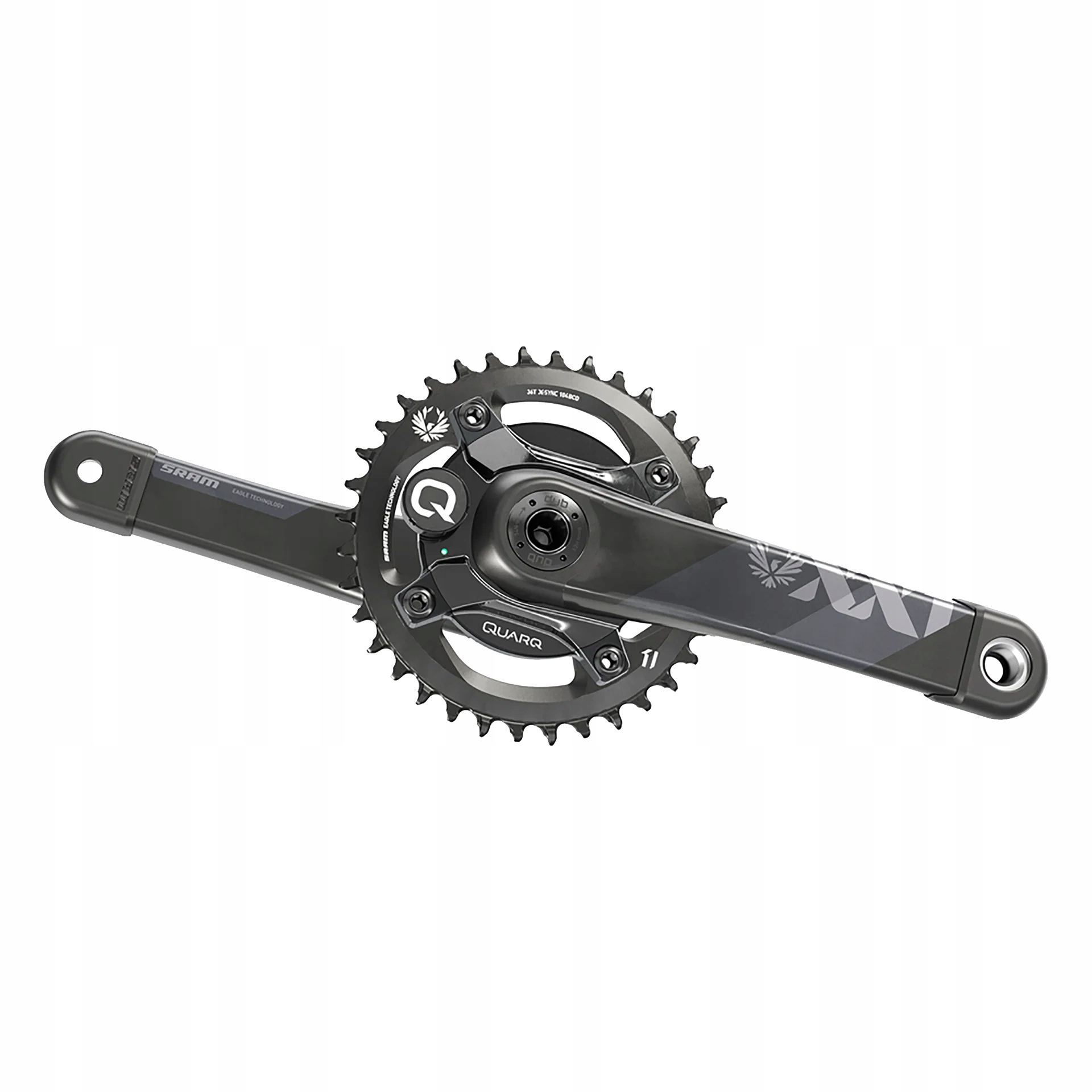 Sram Kliky Powermeter Xx1 Eagle Dub Boost 148 175mm, 32z, alu/ carb, carb