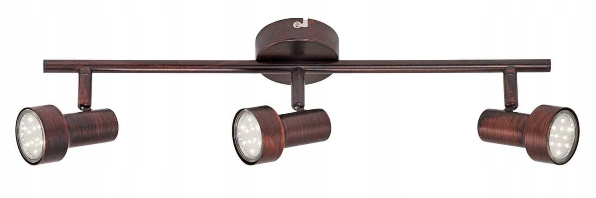 Briloner bodové Led svietidlo 3xGU10 9W 750lm 48cm antická meď IP20