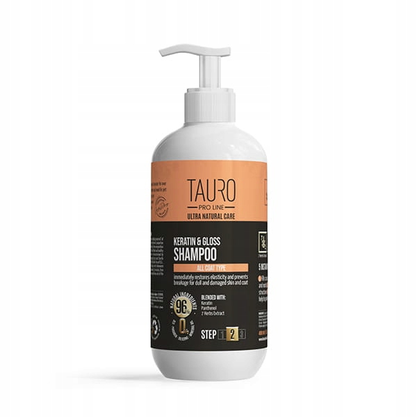 Tauro Pro Line Ultra Natural Keratin & Gloss Šampon 400 ml